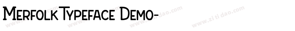 Merfolk Typeface Demo字体转换